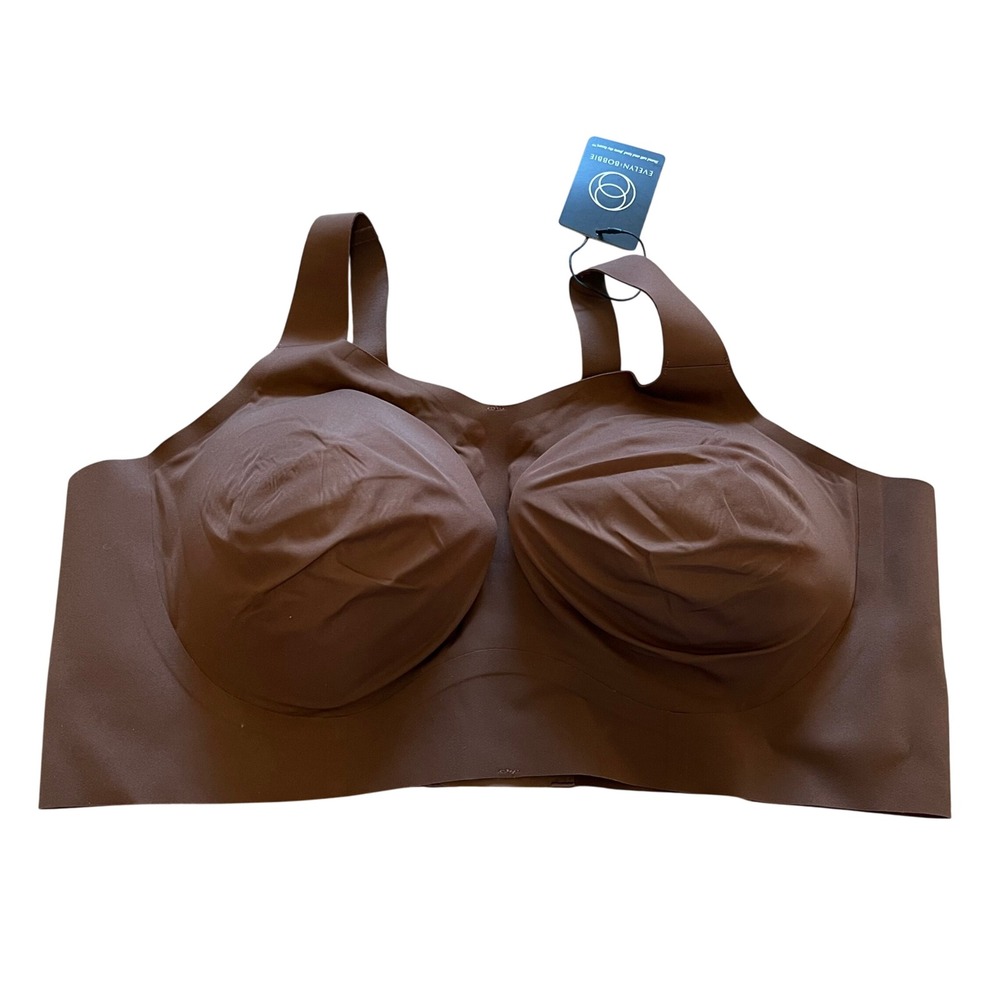 Evelyn Bobbie The Beyond Bra Espresso Brown Seamless Wire-Free Size 3XL NWT